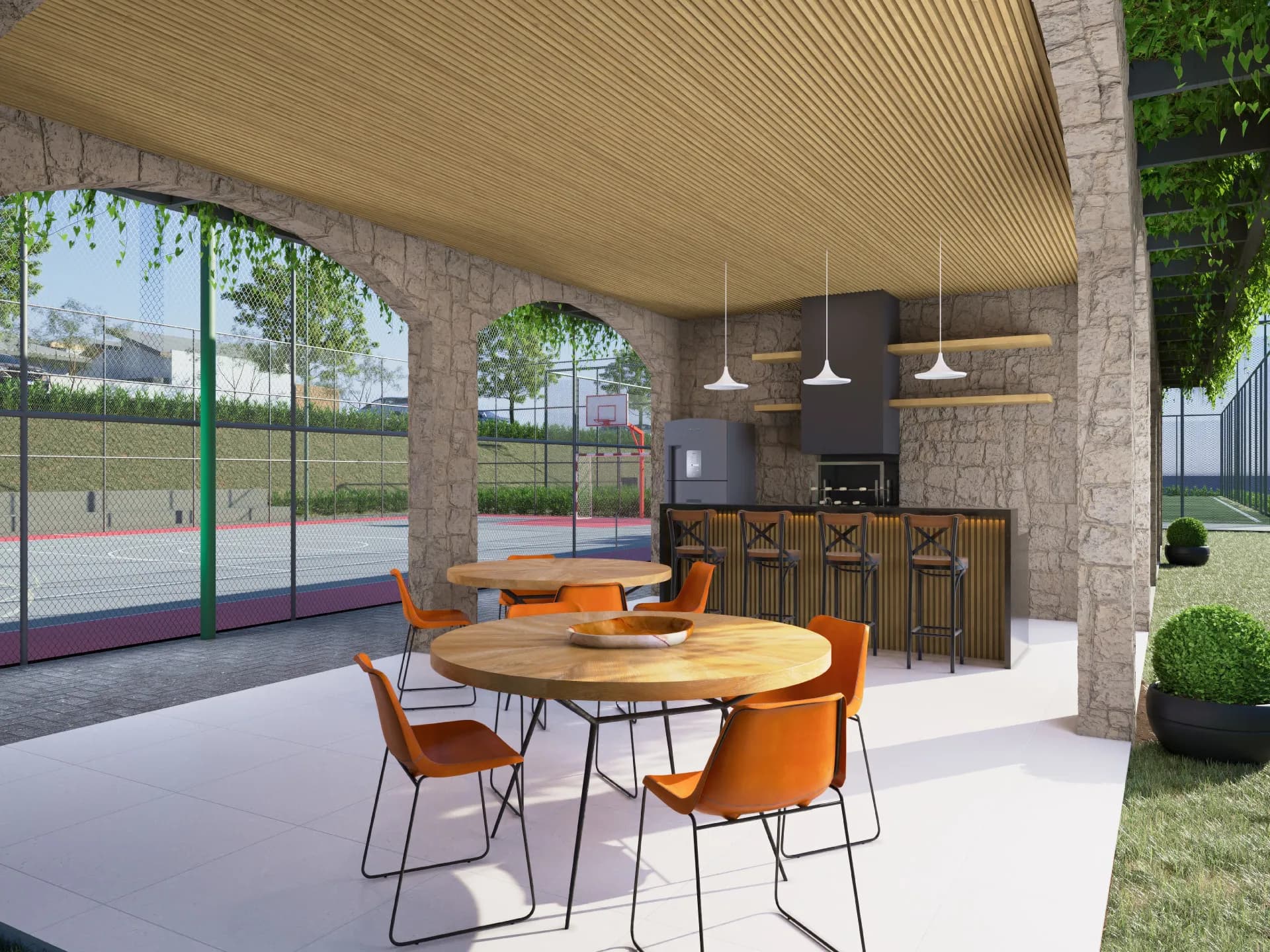 Lazer + 2 Espaços Gourmet